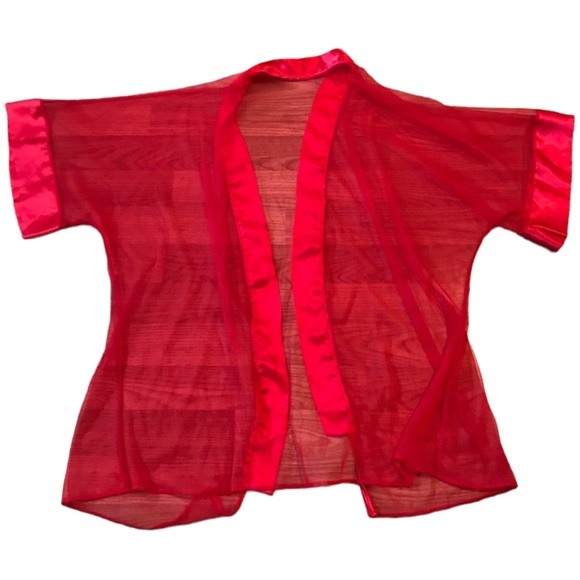 Red Negligee Robe.    02.  GR/PK - Picture 3 of 3